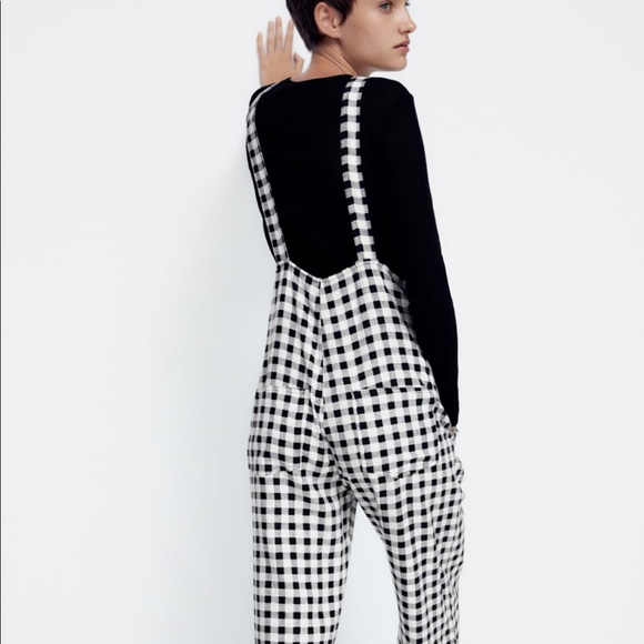 New with tags Zara Gingham Print Overall - Picture 9 of 10